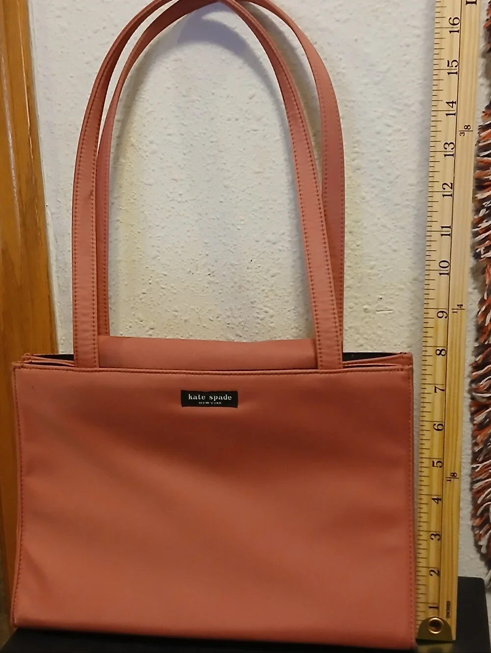 ​Kate Spade New York Pink Nylon Tote Bag Minimalist Chic